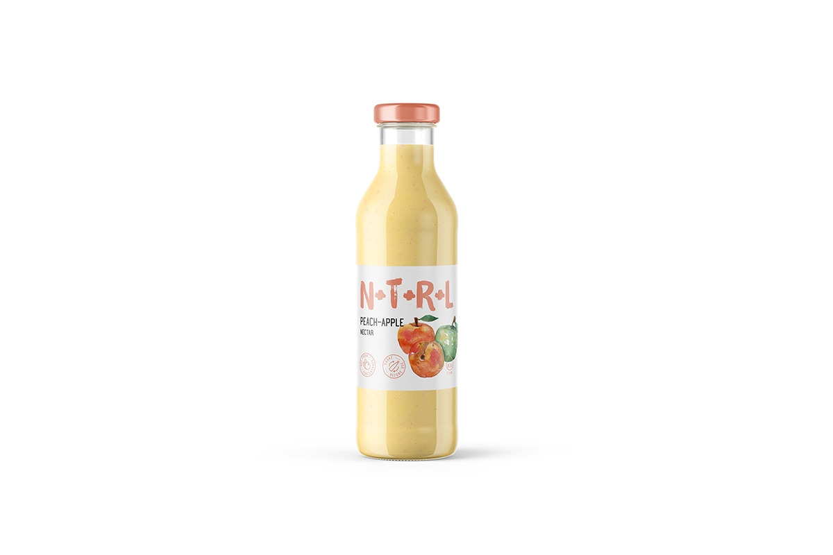 天然飲料，果汁的 品牌的包裝設計