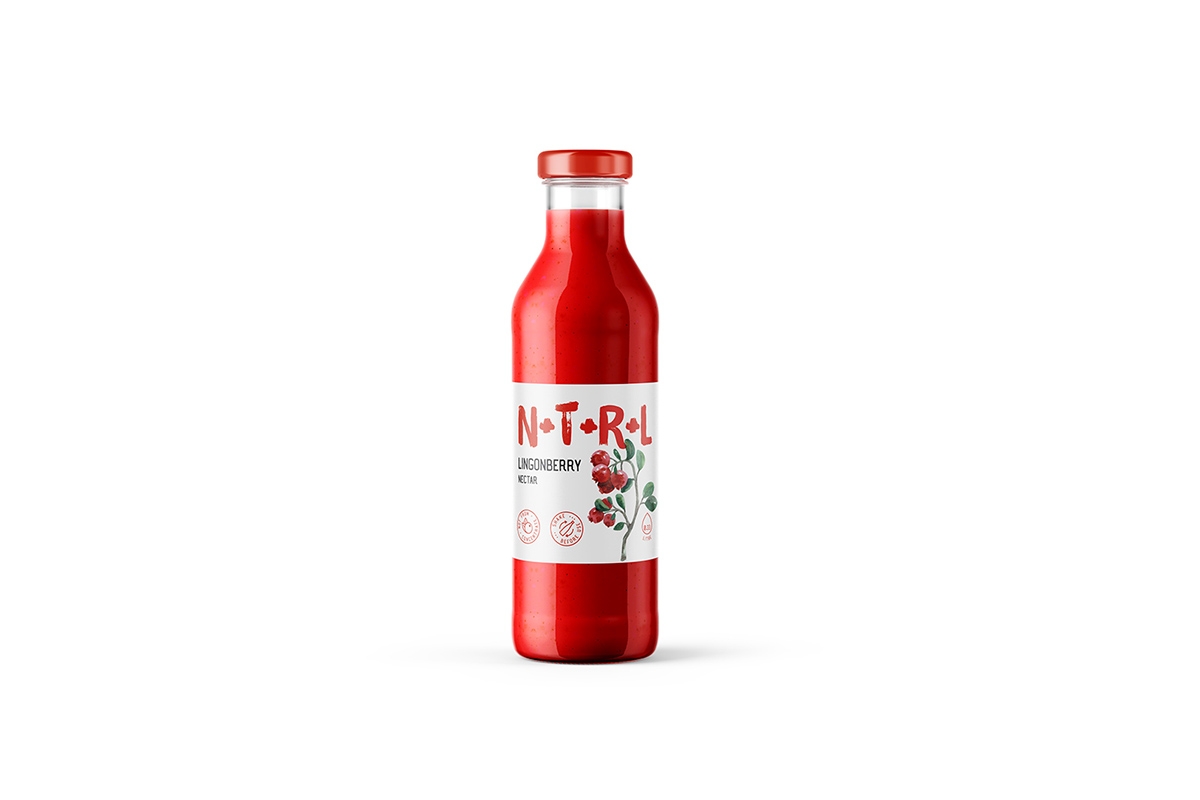 天然飲料，果汁的 品牌的包裝設計